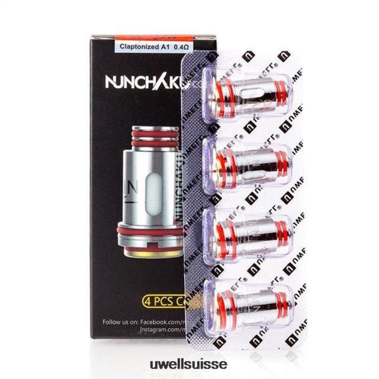 UWELL NUNCHAKU bobines (paquet de 4) 0,25 ohm NLB2N261 - UWELL Vape Jetable