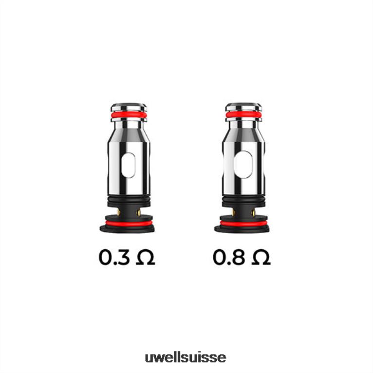 UWELL PA bobines de remplacement 0,8 ohm (paquet de 4) NLB2N83 - UWELL Vape Price