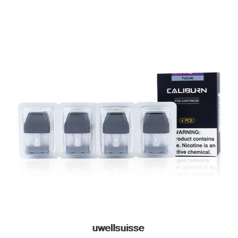 UWELL CALIBURN cartouche de remplacement paquet de 4 NLB2N35 - UWELL Flavors