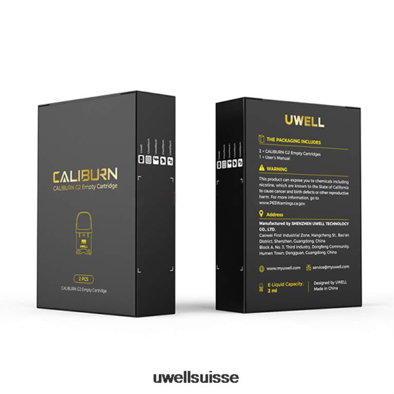 UWELL CALIBURN G2 dosettes de remplacement Paquet de 2 NLB2N17 - UWELL Cigarette Électronique