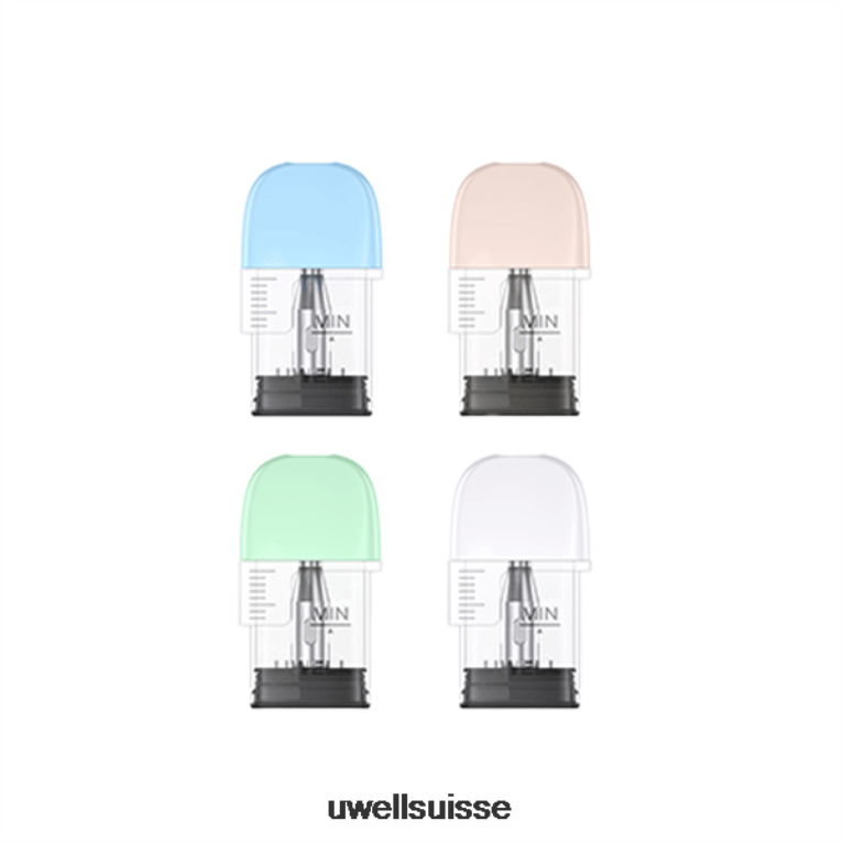 UWELL POPREEL P1 Pod de remplacement (paquet de 4) 1,2 ohm NLB2N84 - UWELL Vape Pod