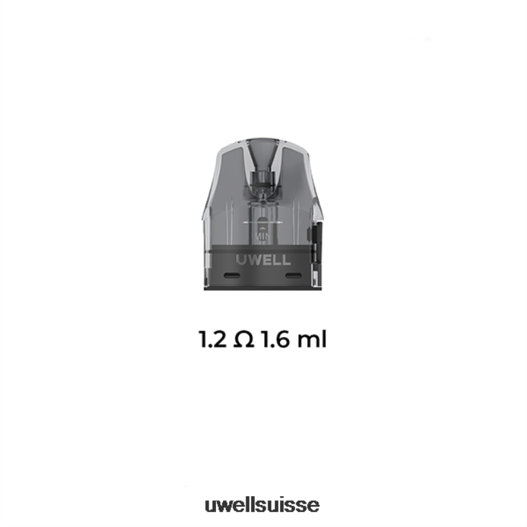 UWELL SCULPTOR dosette de remplacement vide 1,2 ohm (paquet de 2) NLB2N168 - UWELL Suisse