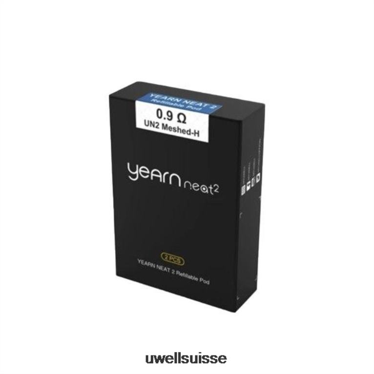 UWELL YEARN NEAT 2 dosettes de remplacement (paquet de 2) 0,9 ohm NLB2N162 - UWELL Jetable
