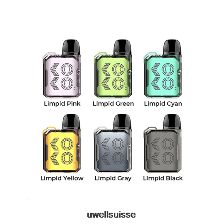 UWELL CALIBURN GK2 kit de dosettes noir mat NLB2N100 - UWELL Zurich