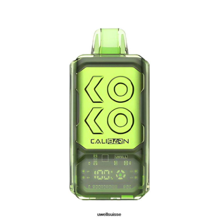 UWELL CALIBURN vape jetable de la barre s12000 glace aux raisins NLB2N285 - UWELL Flavors